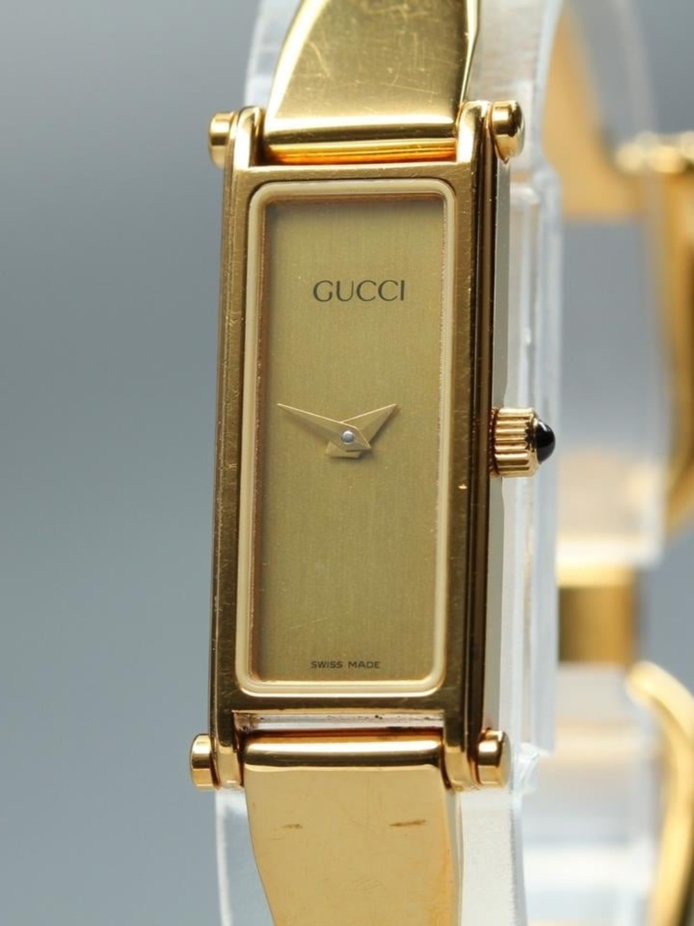 Gucci Vintage Gold Bracelet Bangle Watch